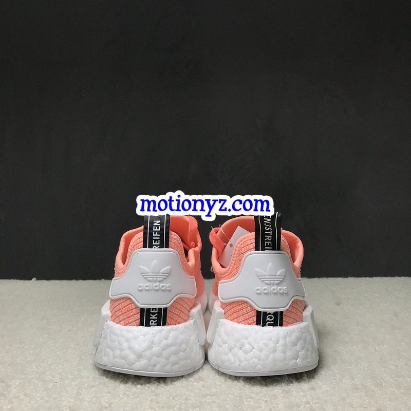 Real Boost Adidas NMD R1 Orange Pink